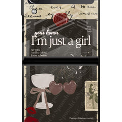 I am just a girl Samsung Galaxy Z Flip4 Glass Case