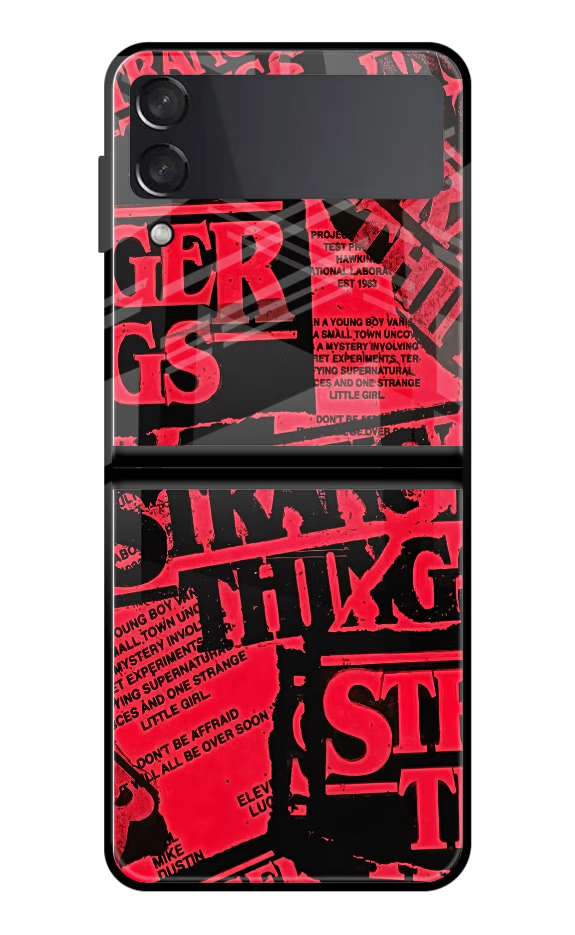 Ordinary Things Samsung Galaxy Z Flip4 Glass Case Back Cover by Casekaro