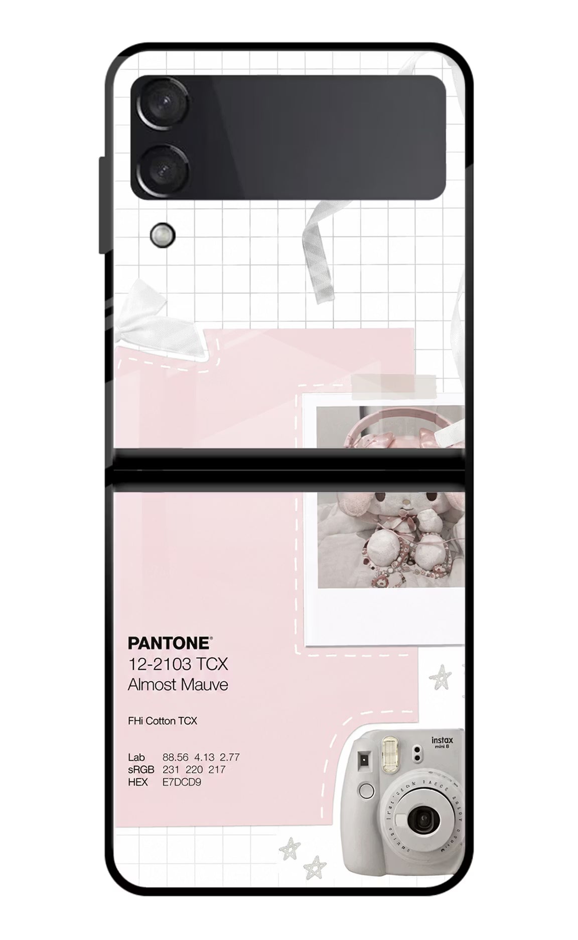 Pantone Asthetic Samsung Galaxy Z Flip4 Glass Case