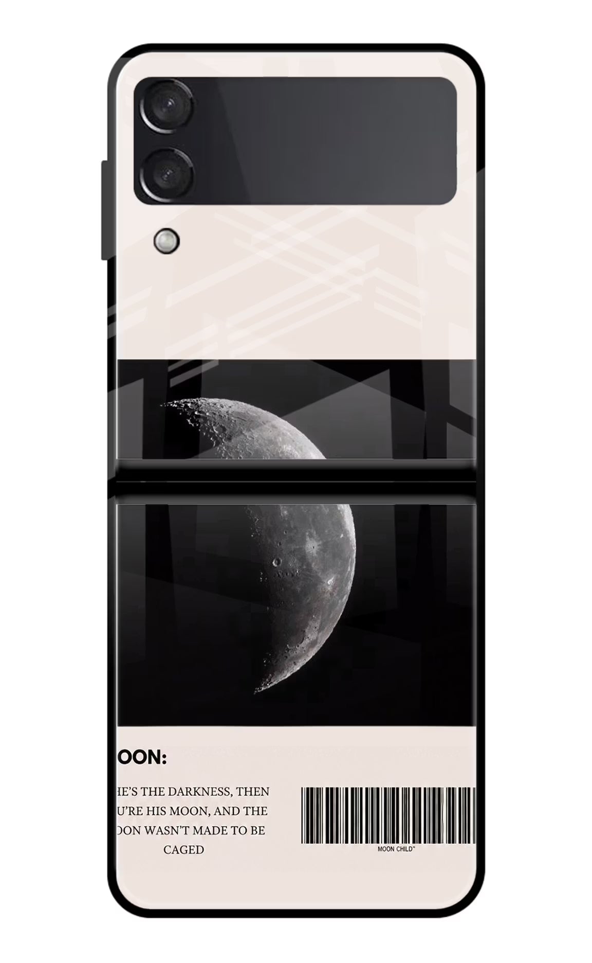 Moon Phase Samsung Galaxy Z Flip4 Glass Case