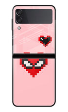 Gwen Heart Samsung Galaxy Z Flip4 Glass Case