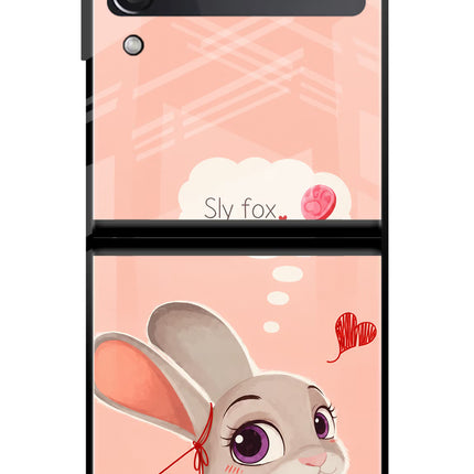 Judy Charm Samsung Galaxy Z Flip4 Glass Case