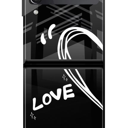 Love Line Samsung Galaxy Z Flip4 Glass Case
