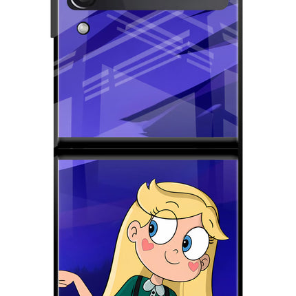 Star Glow Samsung Galaxy Z Flip4 Glass Case