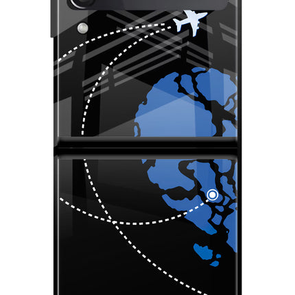 Love Orbit Samsung Galaxy Z Flip4 Glass Case