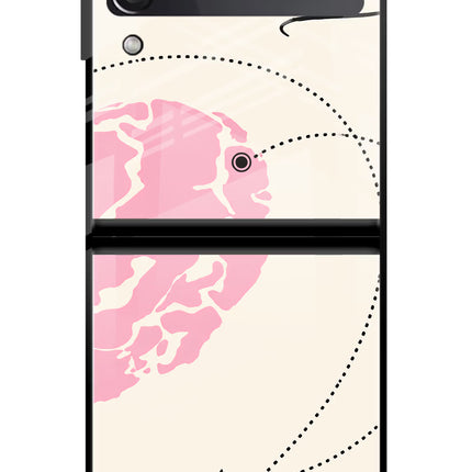 Miss Orbit Samsung Galaxy Z Flip4 Glass Case
