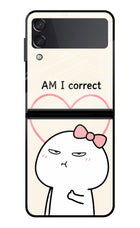 Always Right Samsung Galaxy Z Flip4 Glass Case