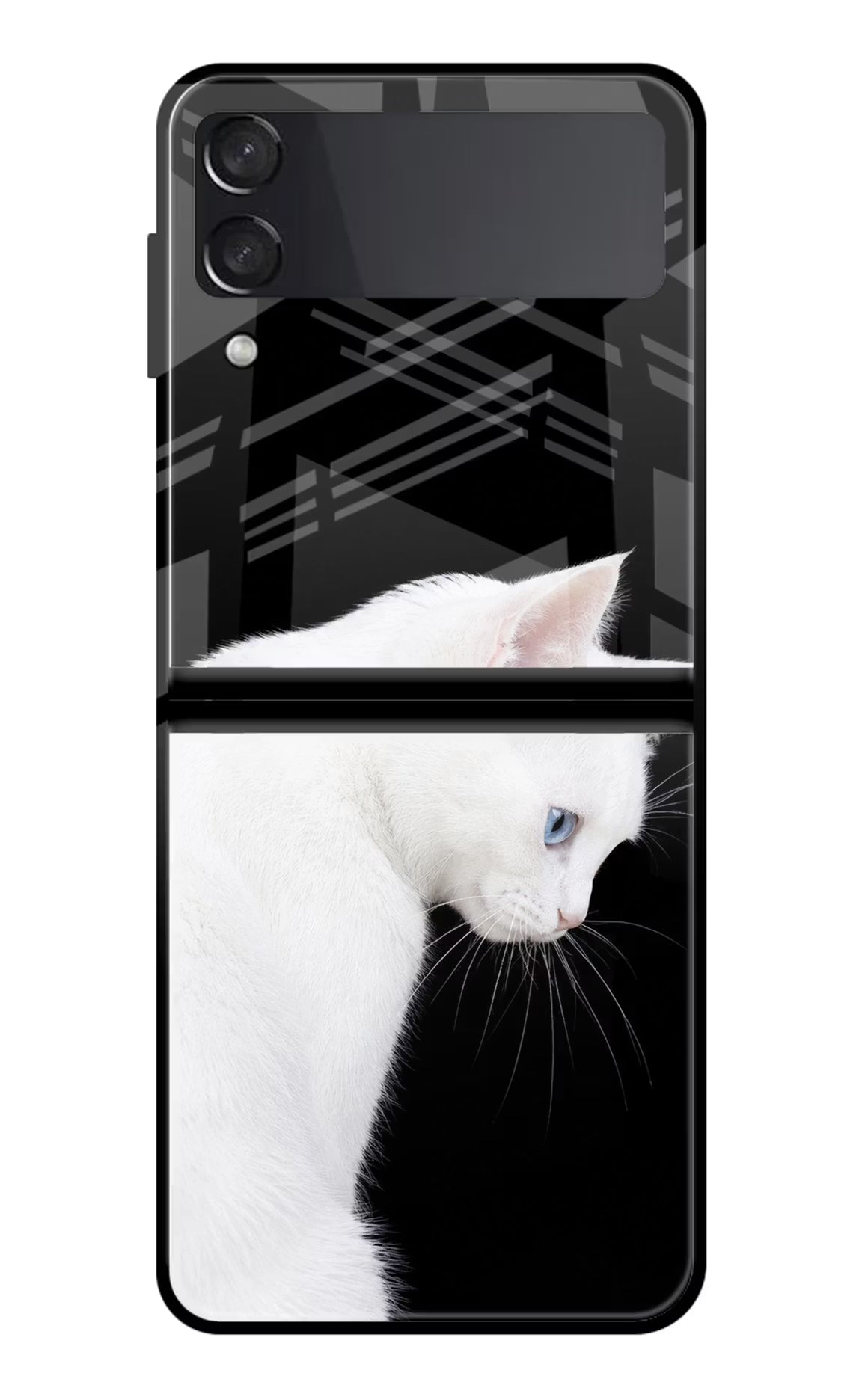 Snow Gaze Samsung Galaxy Z Flip4 Glass Case