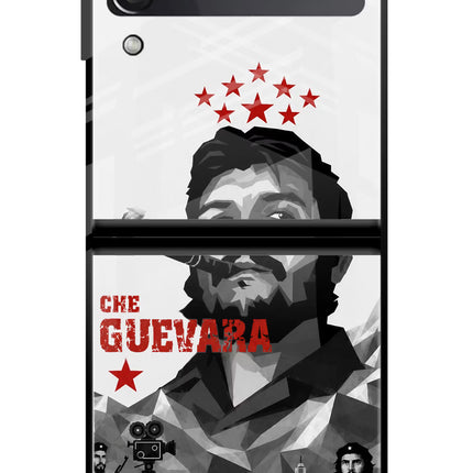 Che Guevara Iconic Samsung Galaxy Z Flip4 Glass Case