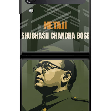 Netaji Legacy Samsung Galaxy Z Flip4 Glass Case