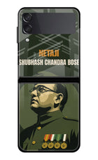 Netaji Legacy Samsung Galaxy Z Flip4 Glass Case