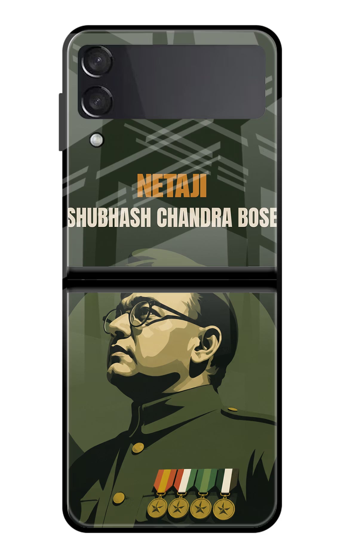Netaji Legacy Samsung Galaxy Z Flip4 Glass Case
