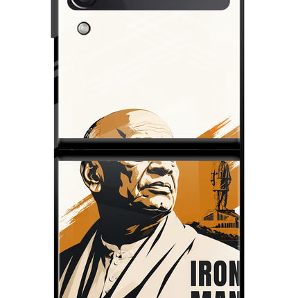 Sardar Patel Iron Will Samsung Galaxy Z Flip4 Glass Case