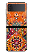 Kutch Glow Samsung Galaxy Z Flip4 Glass Case