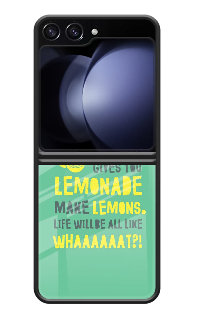 Quote Samsung Galaxy Z Flip5 Glass Case
