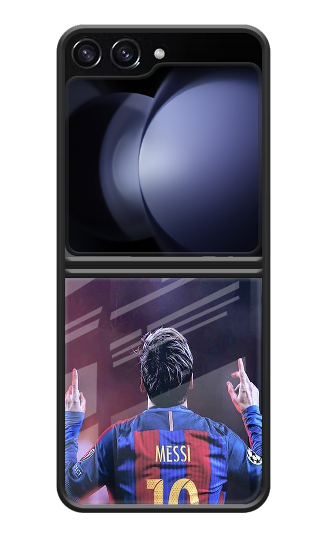 Messi Samsung Galaxy Z Flip5 Glass Case