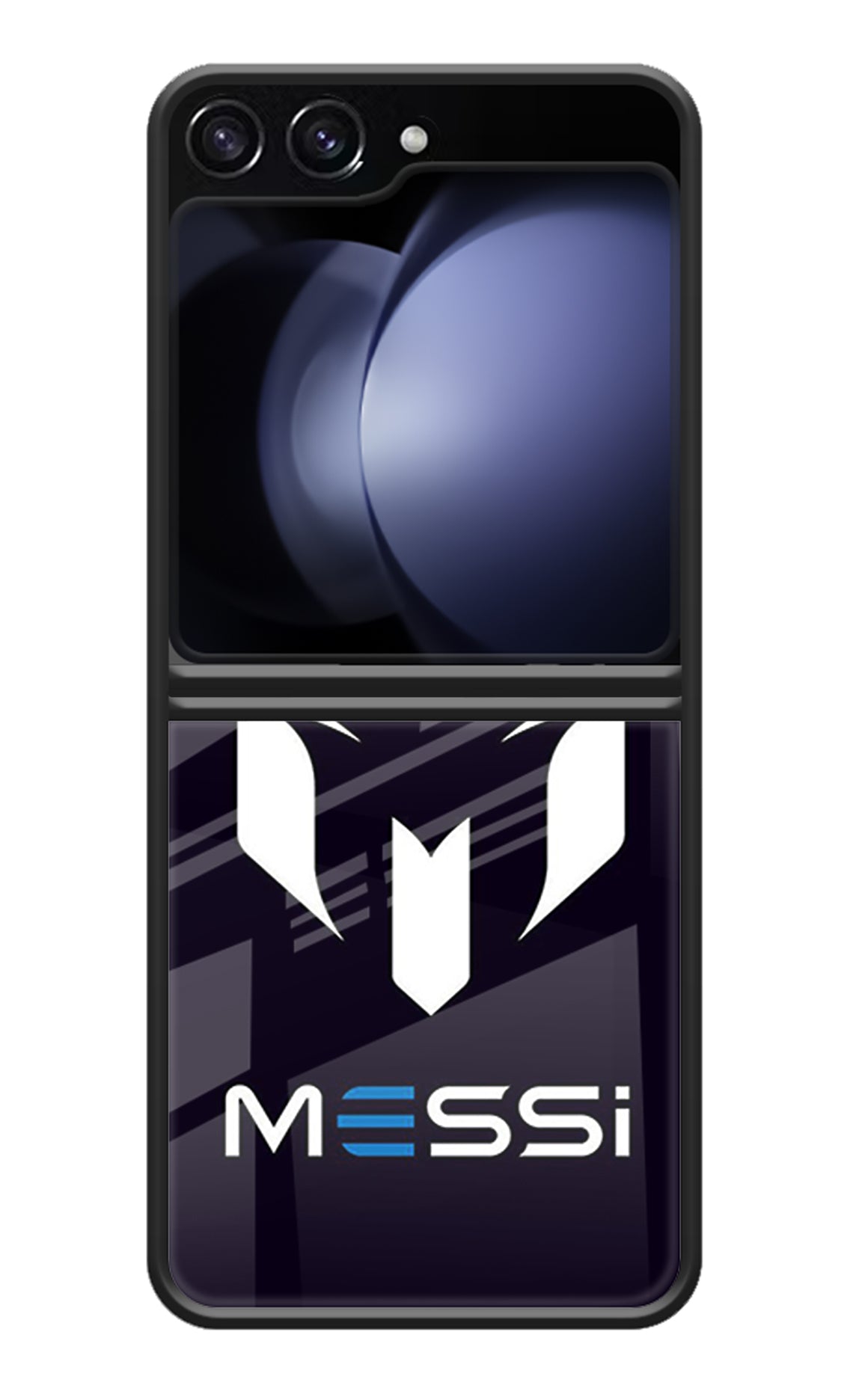 Messi Logo Samsung Galaxy Z Flip5 Glass Case