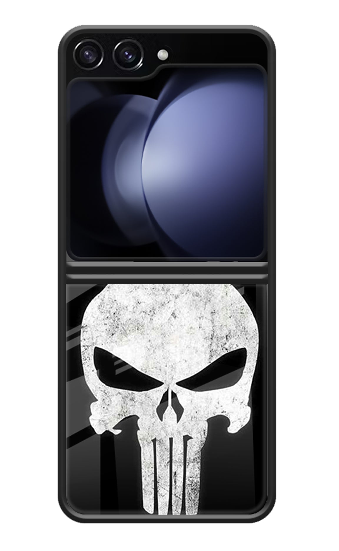 Punisher Skull Samsung Galaxy Z Flip5 Glass Case