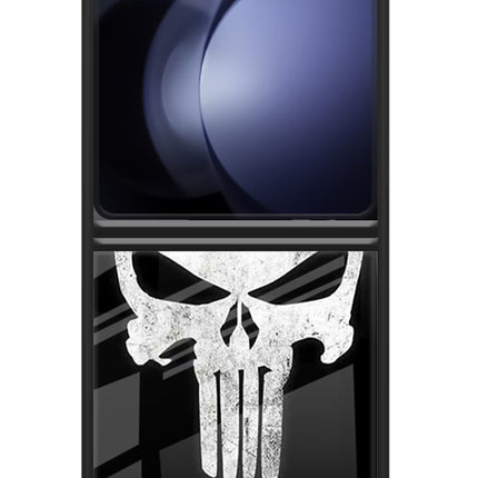 Punisher Skull Samsung Galaxy Z Flip5 Glass Case
