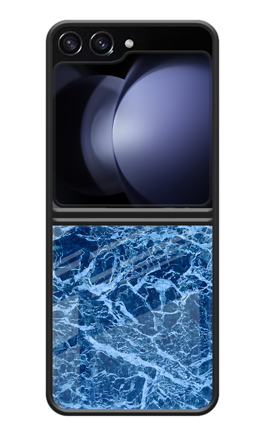 Blue Marble Samsung Galaxy Z Flip5 Glass Case