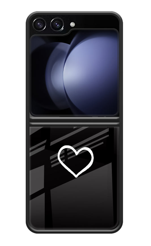 Heart Samsung Galaxy Z Flip5 Glass Case