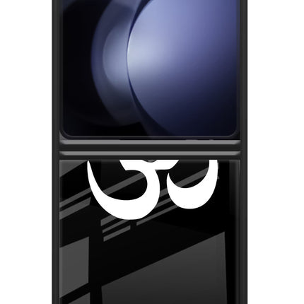 Om Samsung Galaxy Z Flip5 Glass Case