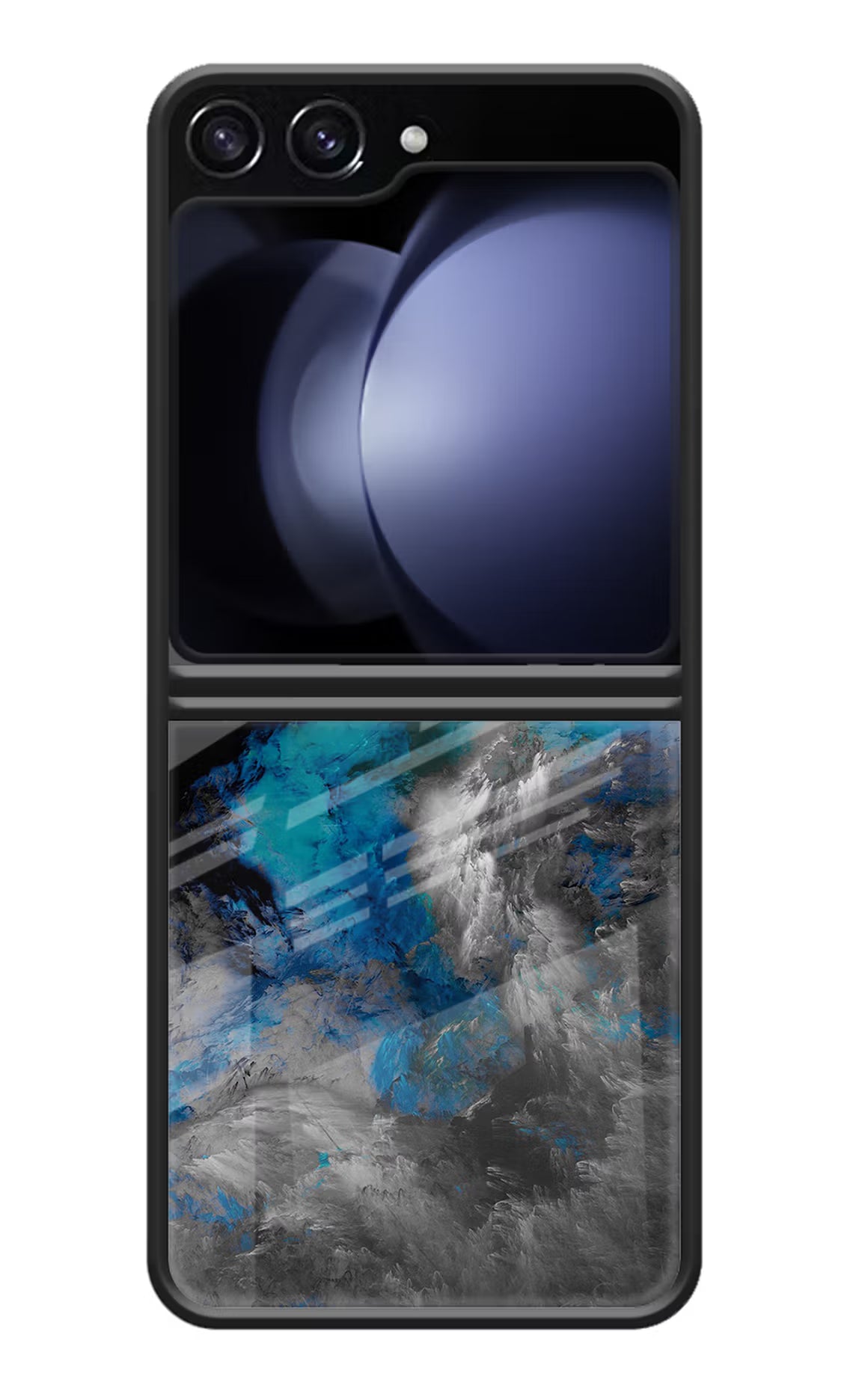 Artwork Samsung Galaxy Z Flip5 Glass Case Back Cover by Casekaro