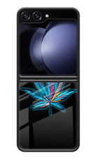 Weed Samsung Galaxy Z Flip5 Glass Case