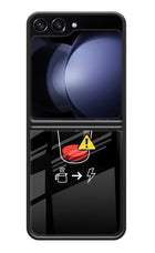 Coffee Samsung Galaxy Z Flip5 Glass Case