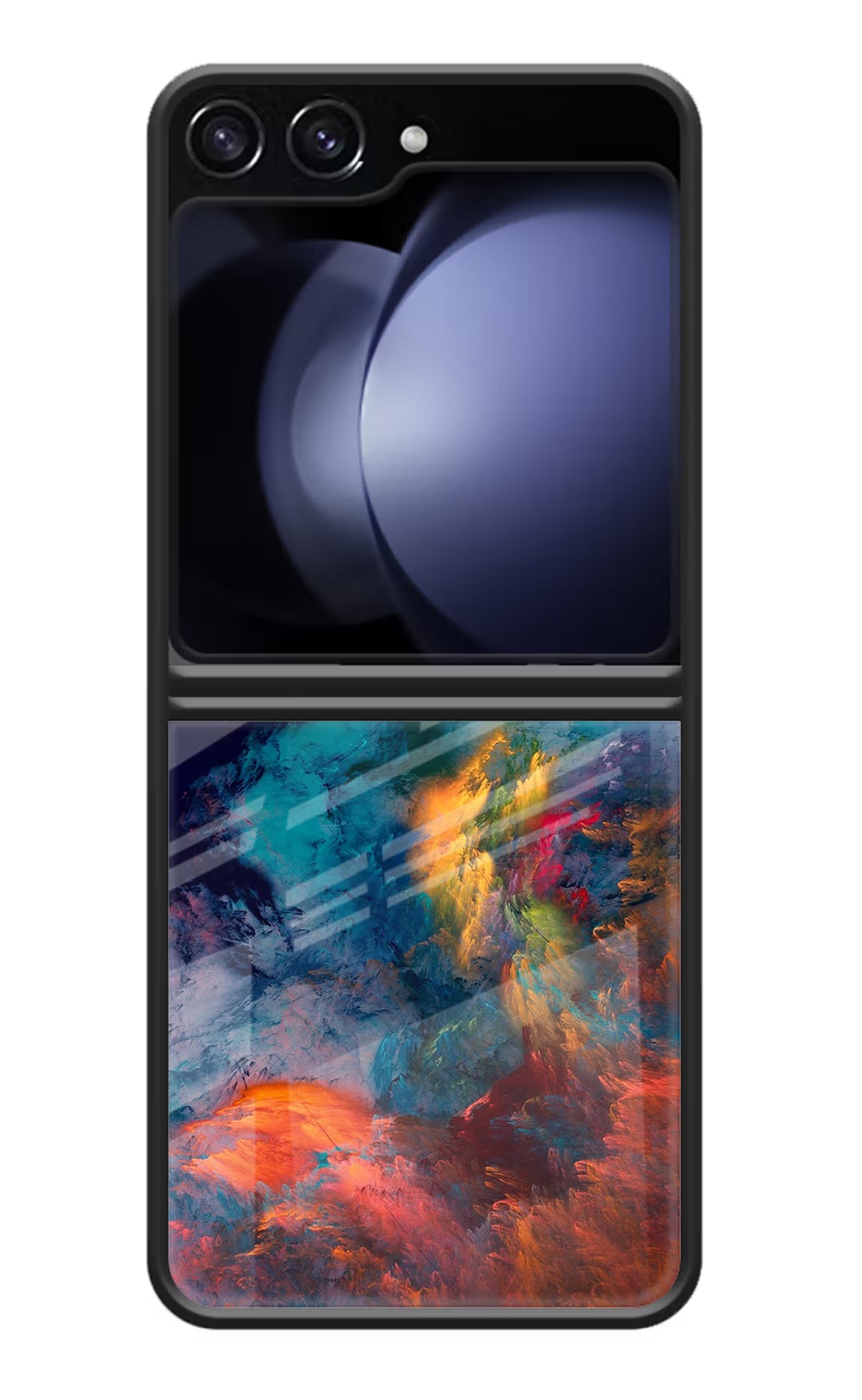 Artwork Paint Samsung Galaxy Z Flip5 Glass Case