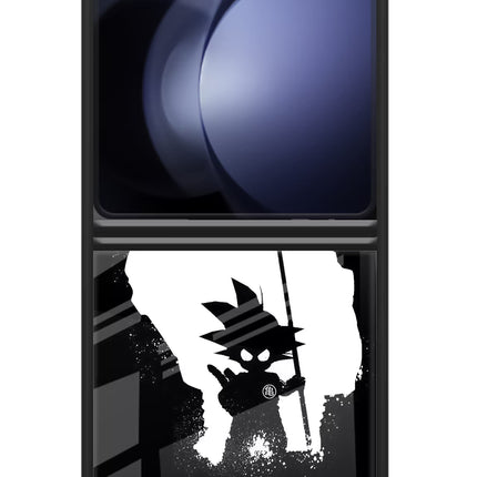 Goku Shadow Samsung Galaxy Z Flip5 Glass Case