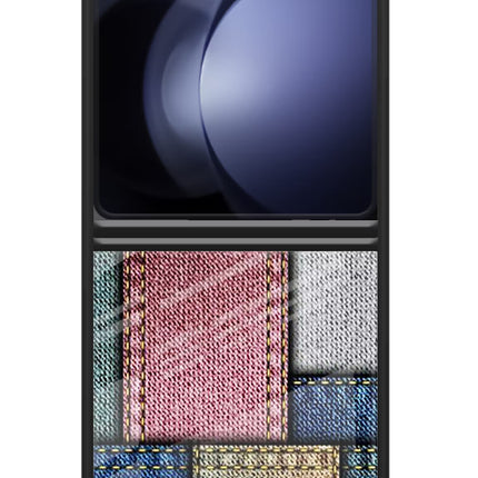 Multicolor Jeans Samsung Galaxy Z Flip5 Glass Case