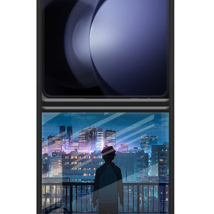 Anime Samsung Galaxy Z Flip5 Glass Case