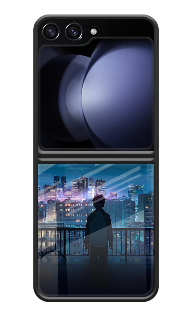 Anime Samsung Galaxy Z Flip5 Glass Case