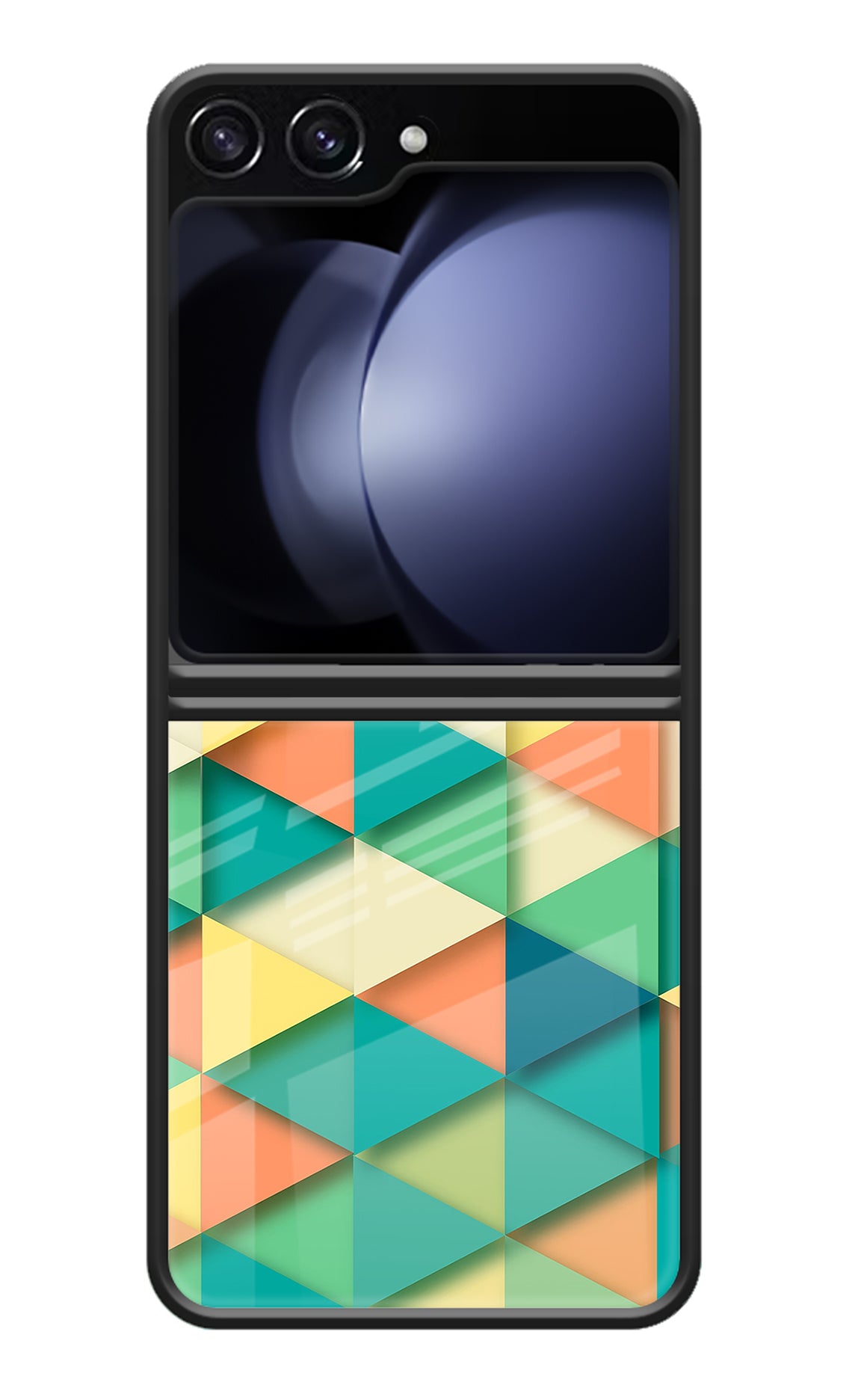 Abstract Samsung Galaxy Z Flip5 Back Cover