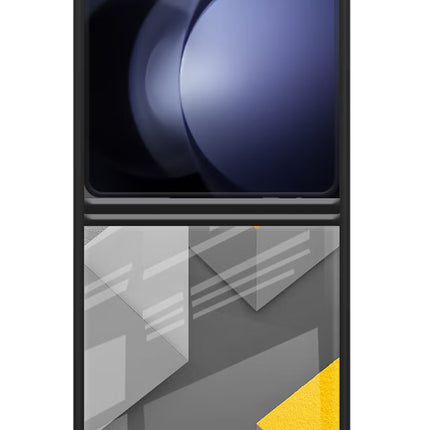 Abstract Samsung Galaxy Z Flip5 Glass Case