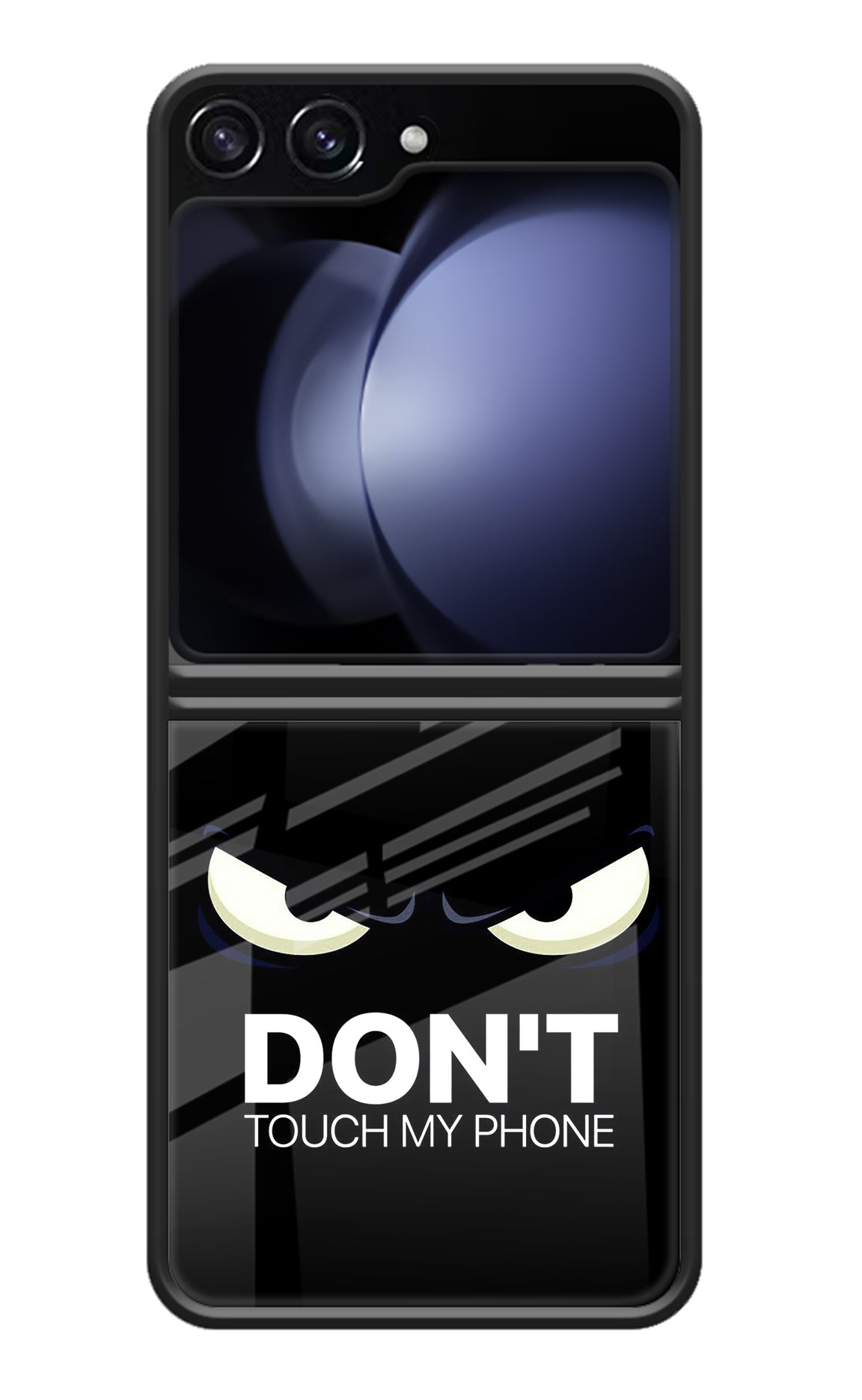 Don'T Touch My Phone Samsung Galaxy Z Flip5 Glass Case