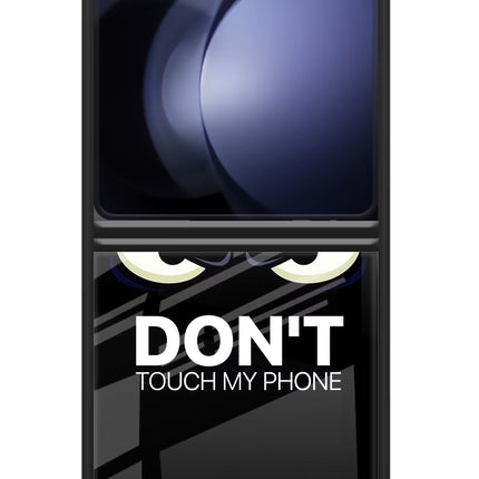 Don'T Touch My Phone Samsung Galaxy Z Flip5 Glass Case