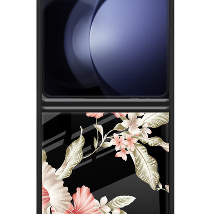 Flowers Samsung Galaxy Z Flip5 Glass Case Back Cover by Casekaro