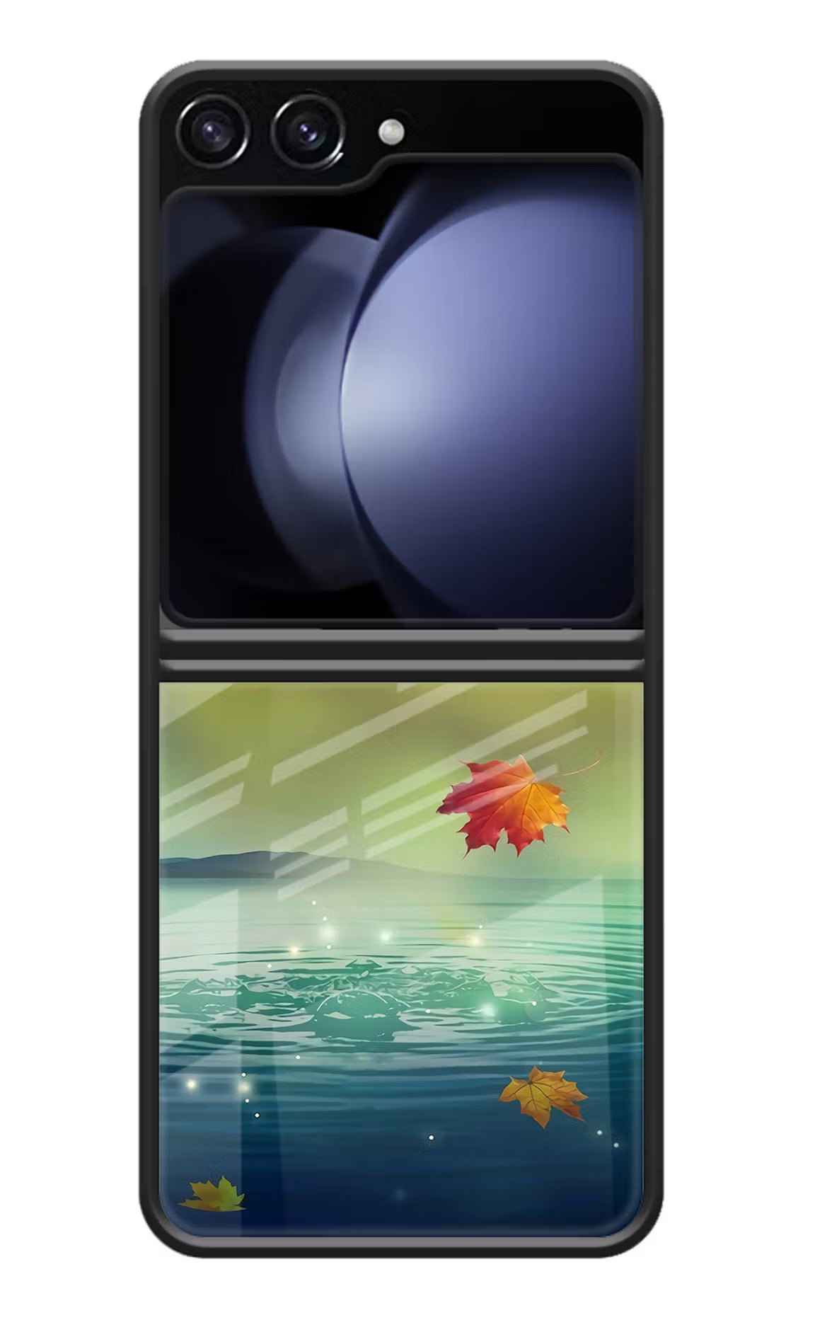 Flowers Samsung Galaxy Z Flip5 Glass Case Back Cover by Casekaro