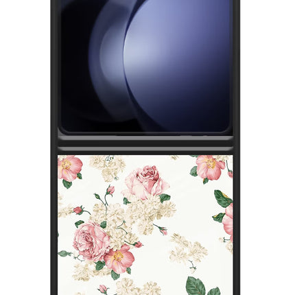 Flowers Samsung Galaxy Z Flip5 Glass Case Back Cover by Casekaro