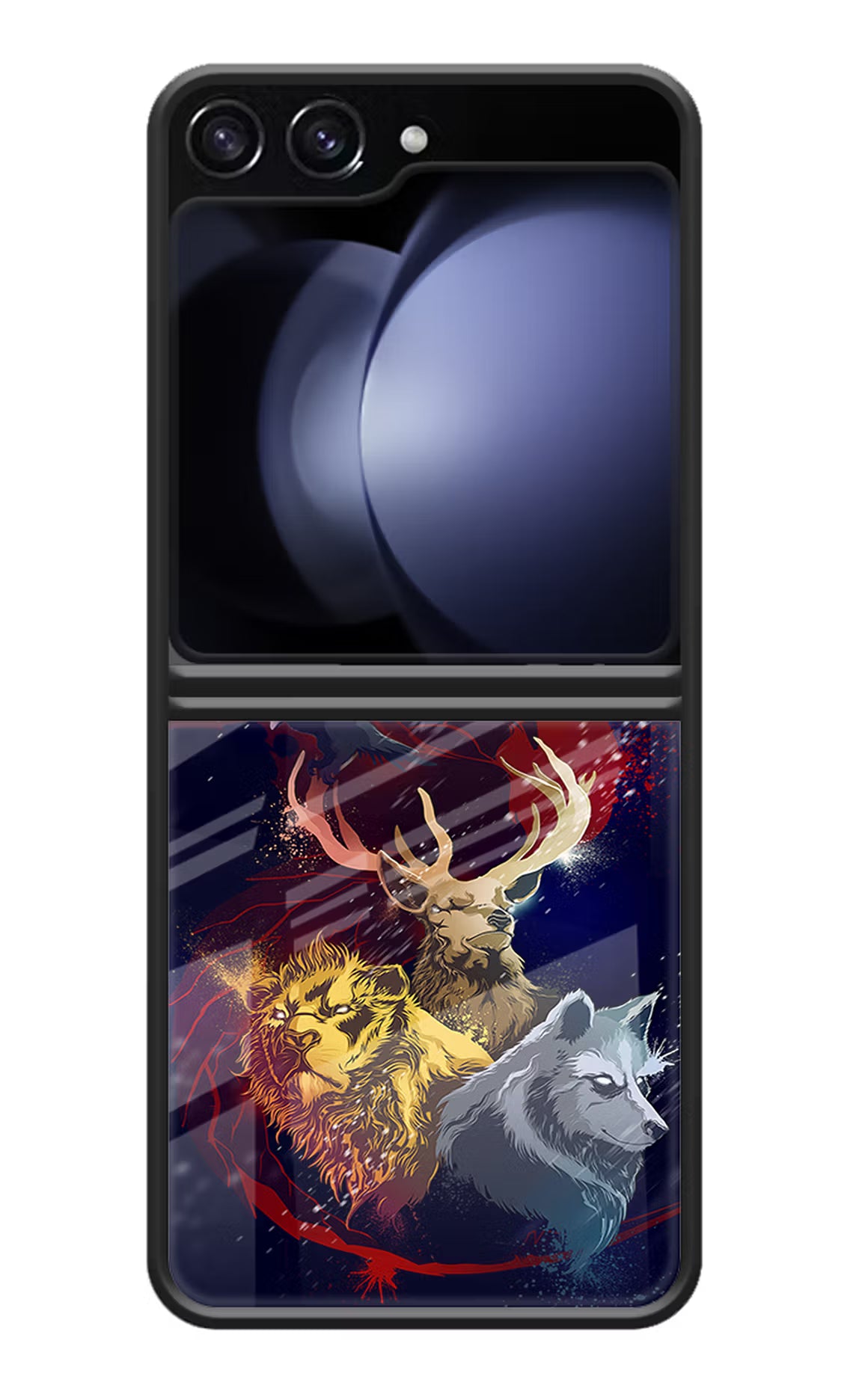 Game Of Thrones Samsung Galaxy Z Flip5 Glass Case Back Cover by Casekaro