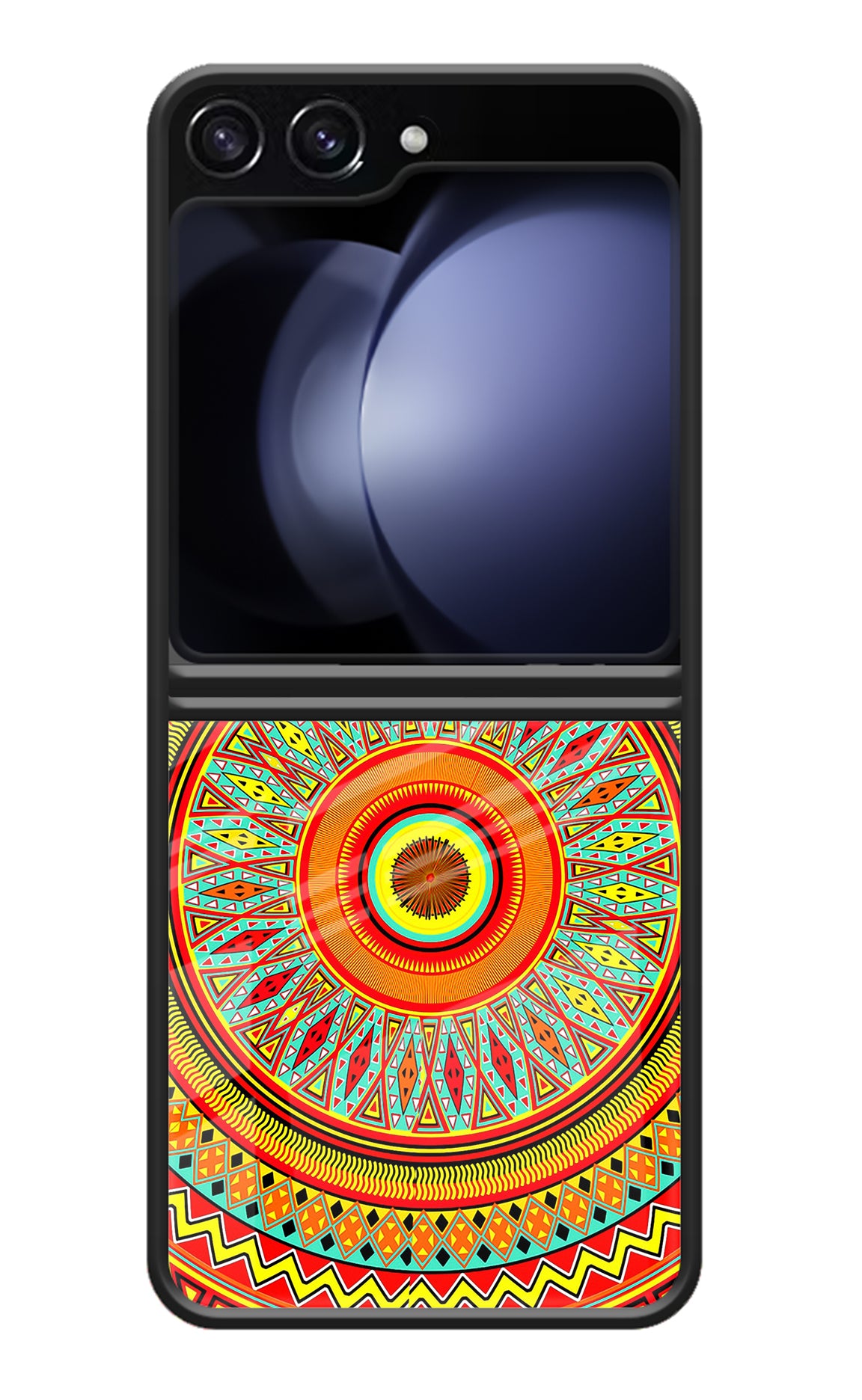 Mandala Pattern Samsung Galaxy Z Flip5 Glass Case