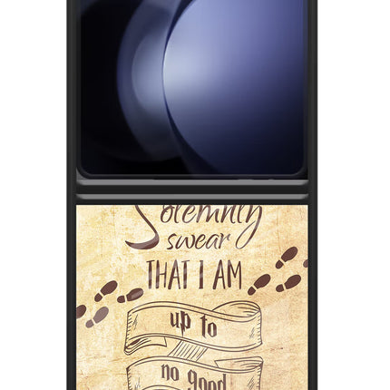 I Solemnly swear that i up to no good Samsung Galaxy Z Flip5 Glass Case