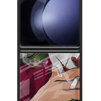 Joker Smoking Samsung Galaxy Z Flip5 Glass Case