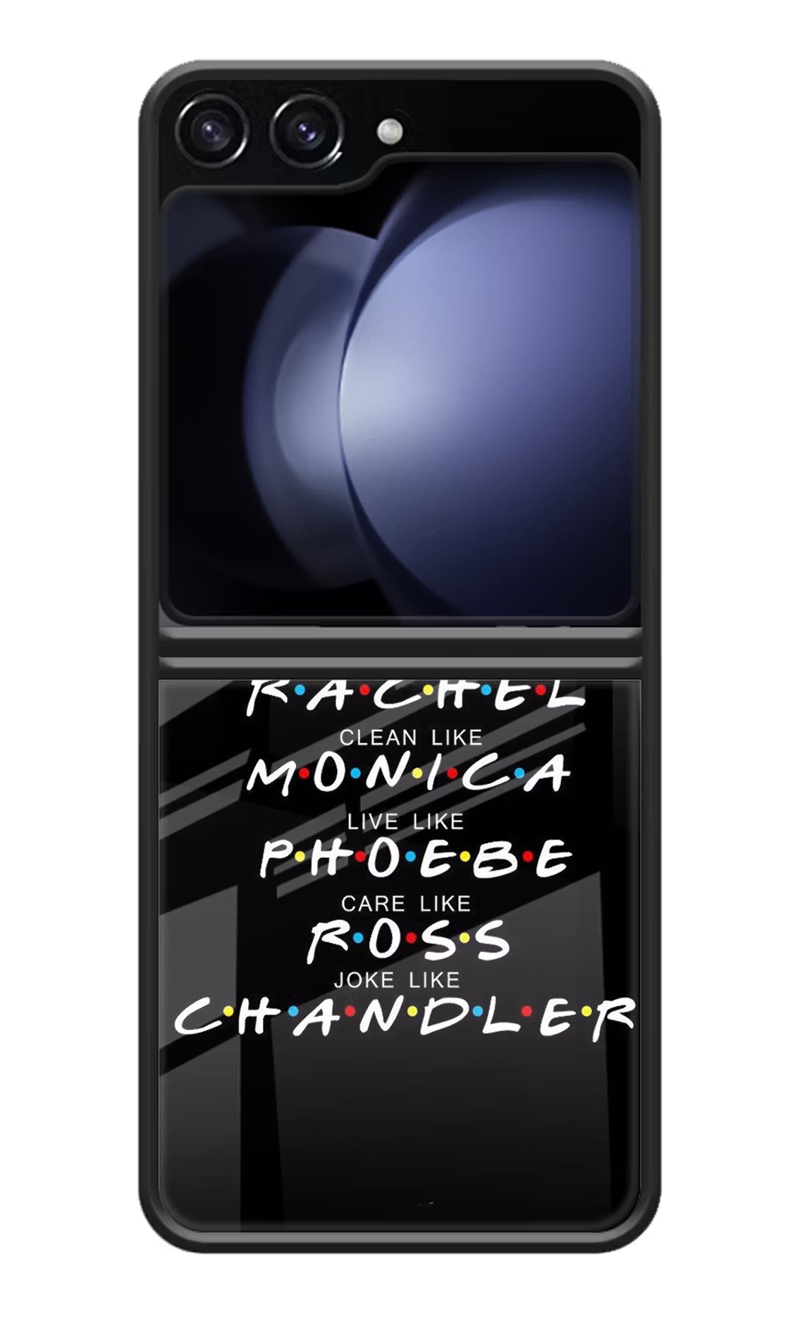 FRIENDS Character Samsung Galaxy Z Flip5 Glass Case