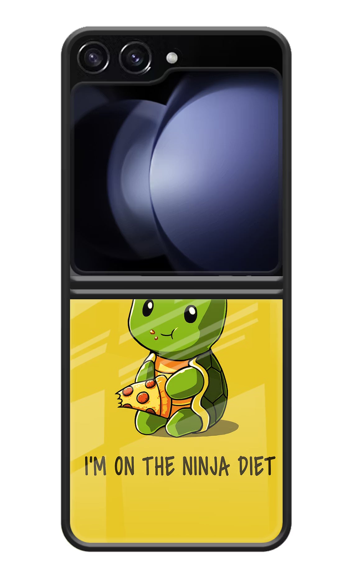 I'm on Ninja Diet Samsung Galaxy Z Flip5 Glass Case