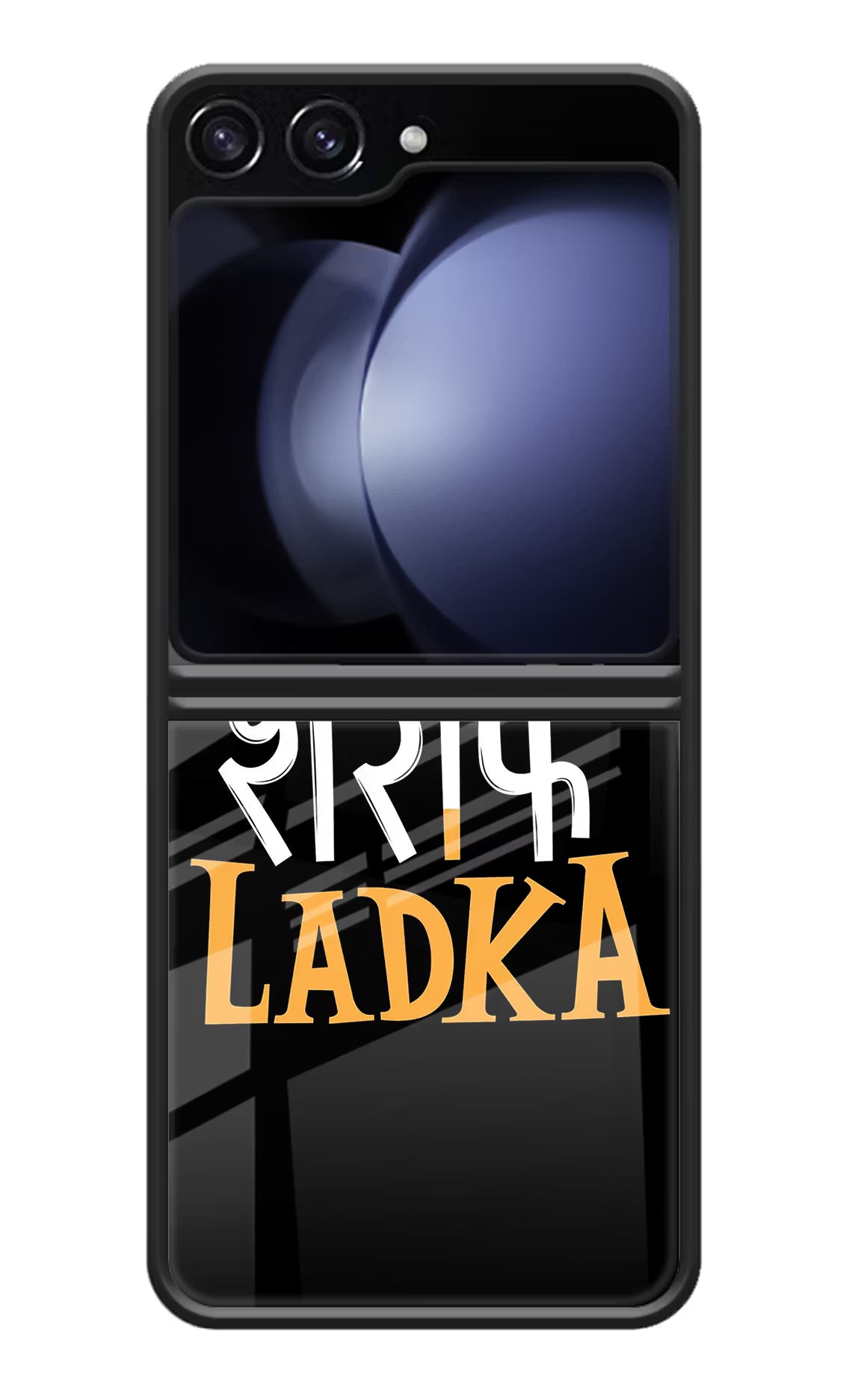 Shareef Ladka Samsung Galaxy Z Flip5 Glass Case Back Cover by Casekaro