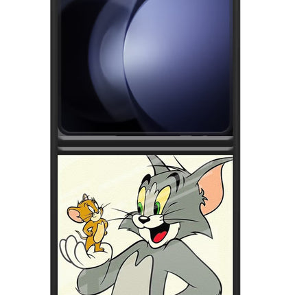 Tom & Jerry Samsung Galaxy Z Flip5 Glass Case Back Cover by Casekaro