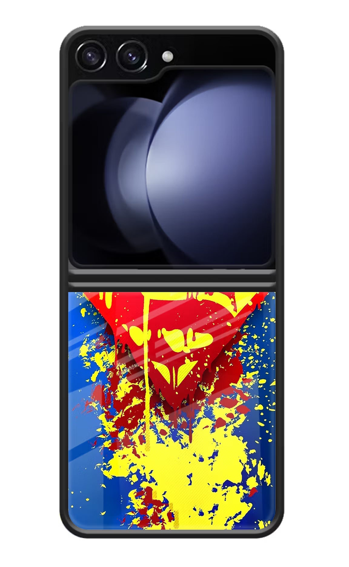 Superman logo Samsung Galaxy Z Flip5 Glass Case